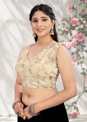 LUBA Ruffle Crop Blouse with Elegant Embroidery - LUBA