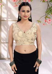 LUBA Ruffle Crop Blouse with Elegant Embroidery - LUBA