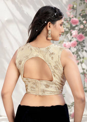 LUBA Ruffle Crop Blouse with Elegant Embroidery - LUBA