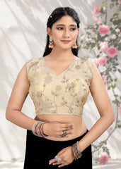 LUBA Ruffle Crop Blouse with Elegant Embroidery - LUBA