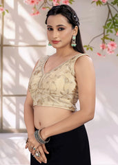 Ruffle Crop Blouse with Elegant Embroidery - LUBA